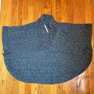 Leo Nicole Poncho Sweater